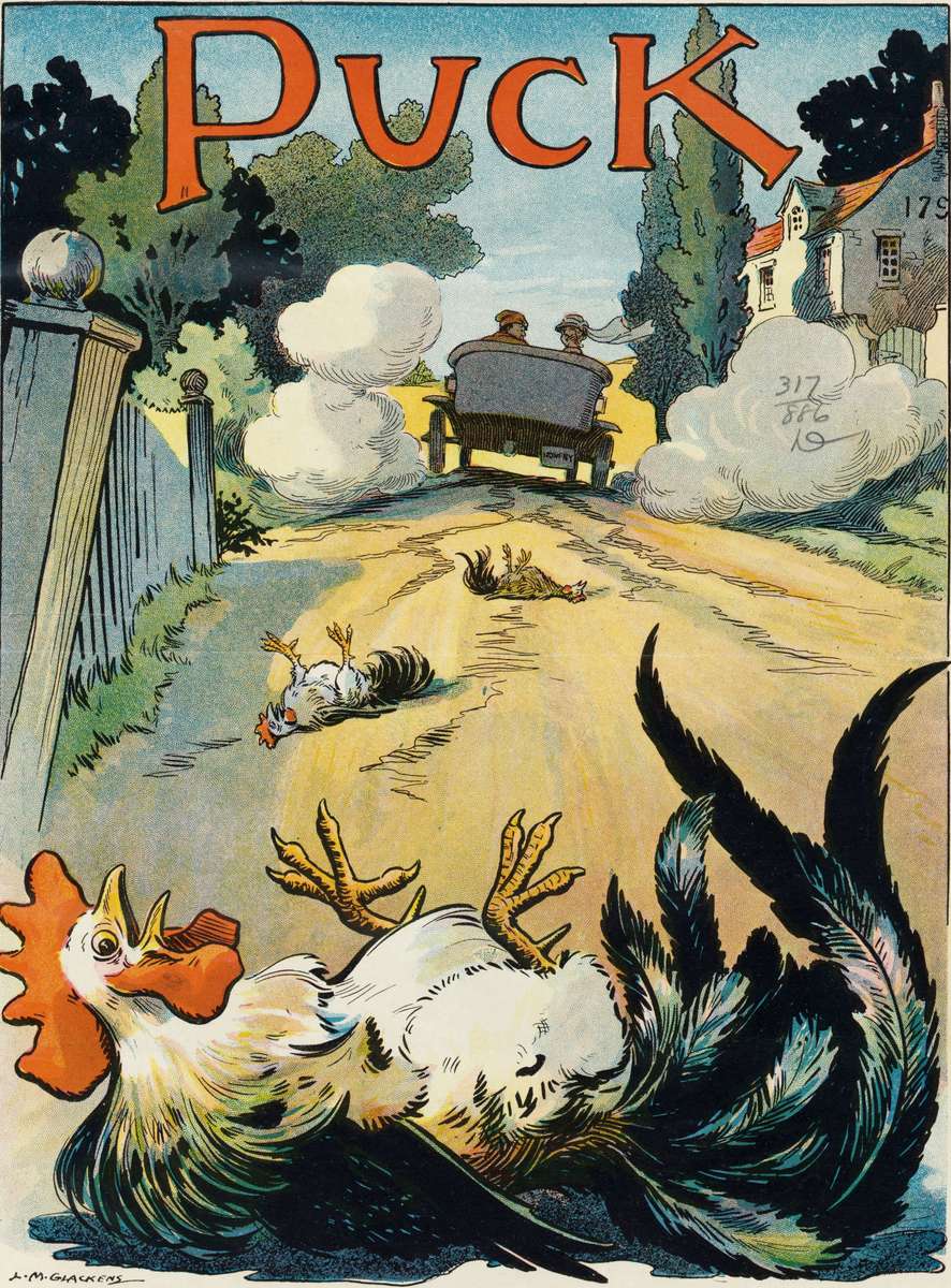 Glackens LM - 1911 - Cackled jigsaw puzzle online