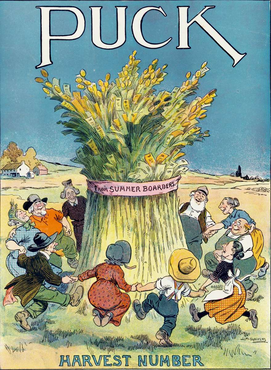 Glackens LM - 1911 - Summer guests jigsaw puzzle online