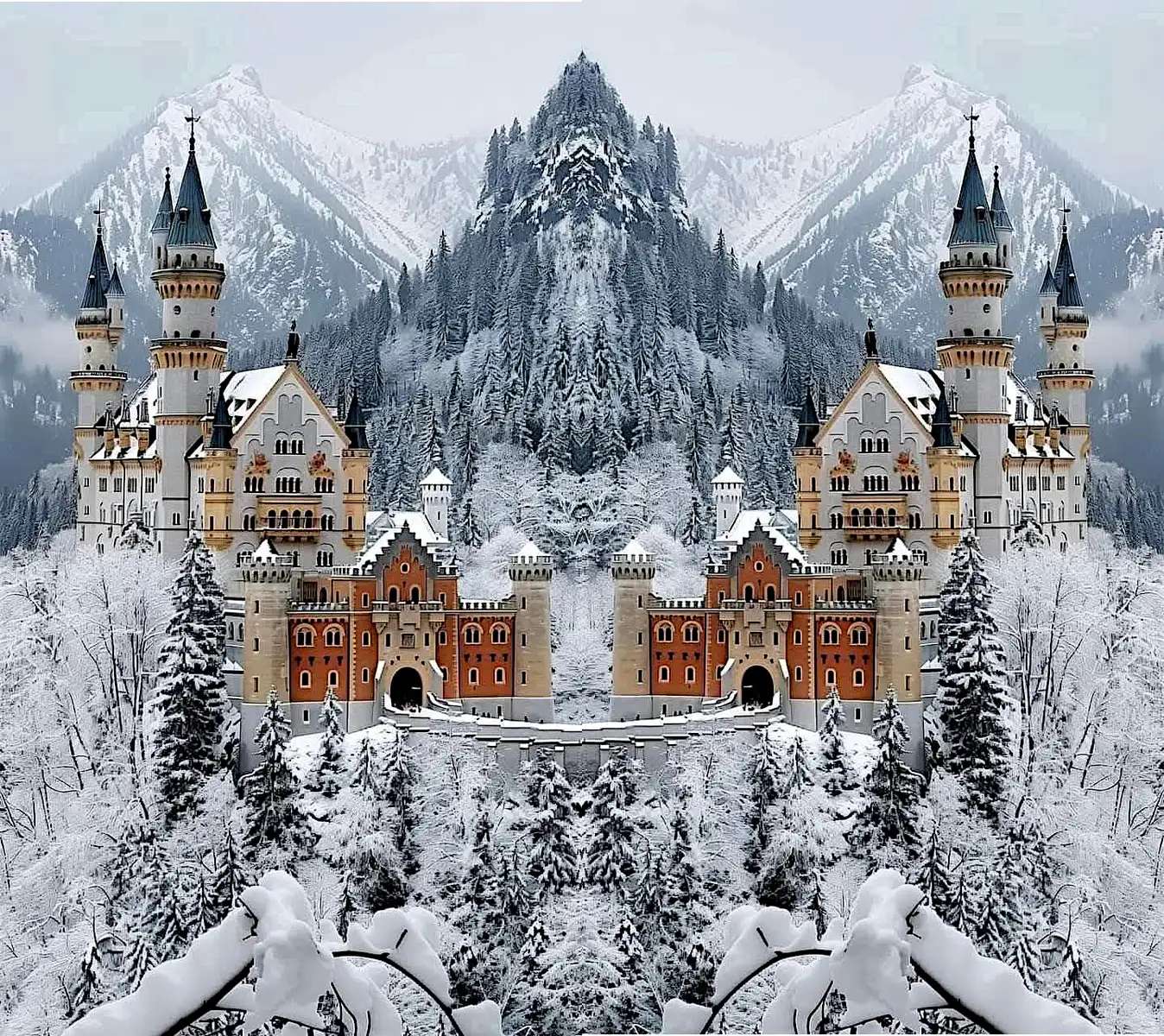 View of the castle on a hill online puzzle