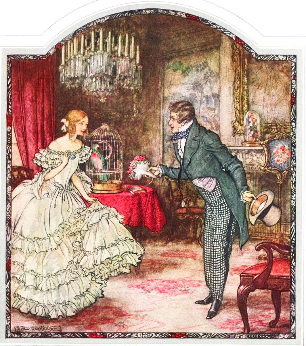 Rackham A - The Bouquet jigsaw puzzle online