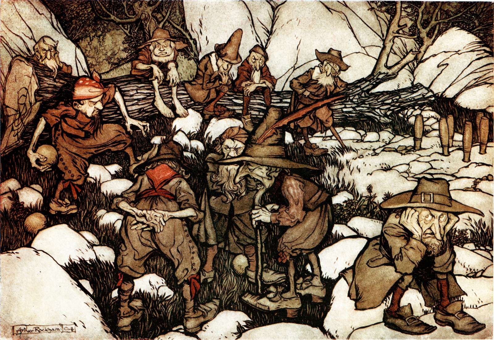 Rackham A - Rip van Winkle jigsaw puzzle online