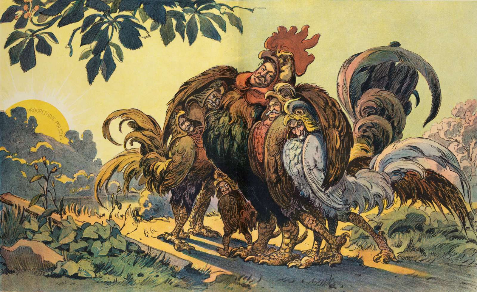 The cock jigsaw puzzle online