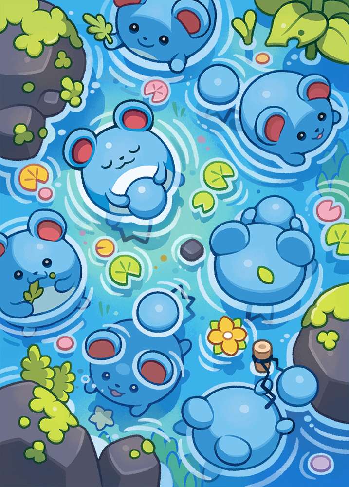 immagine di alcuni Pokemon puzzle online