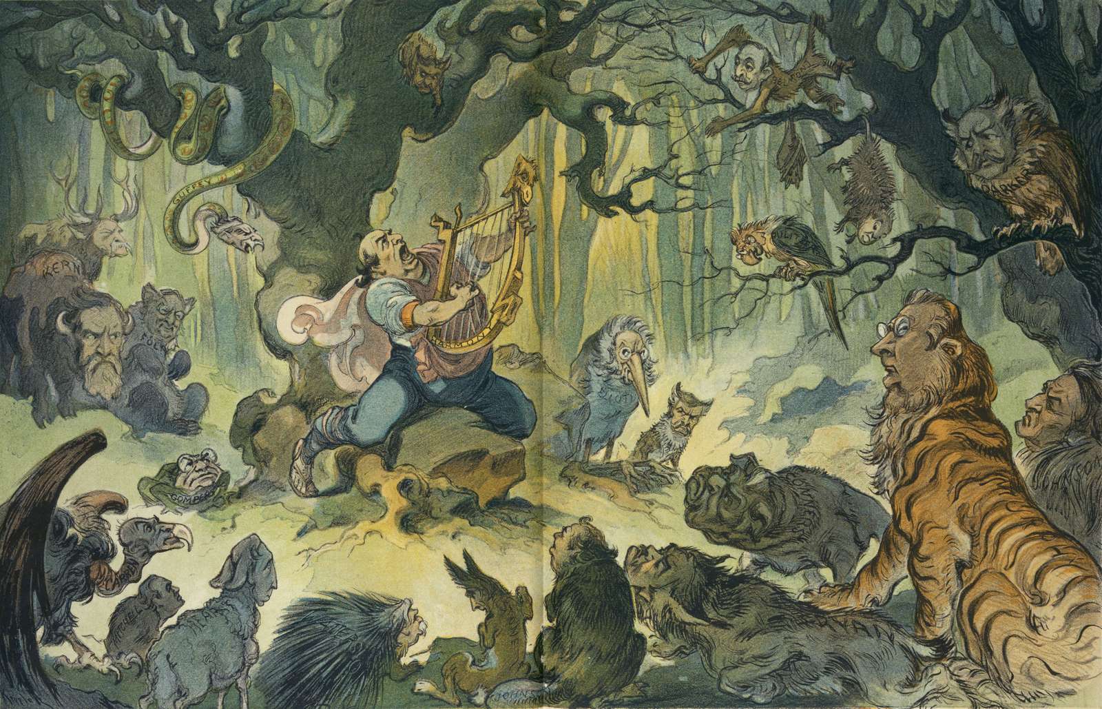 Conférence des animaux puzzle en ligne