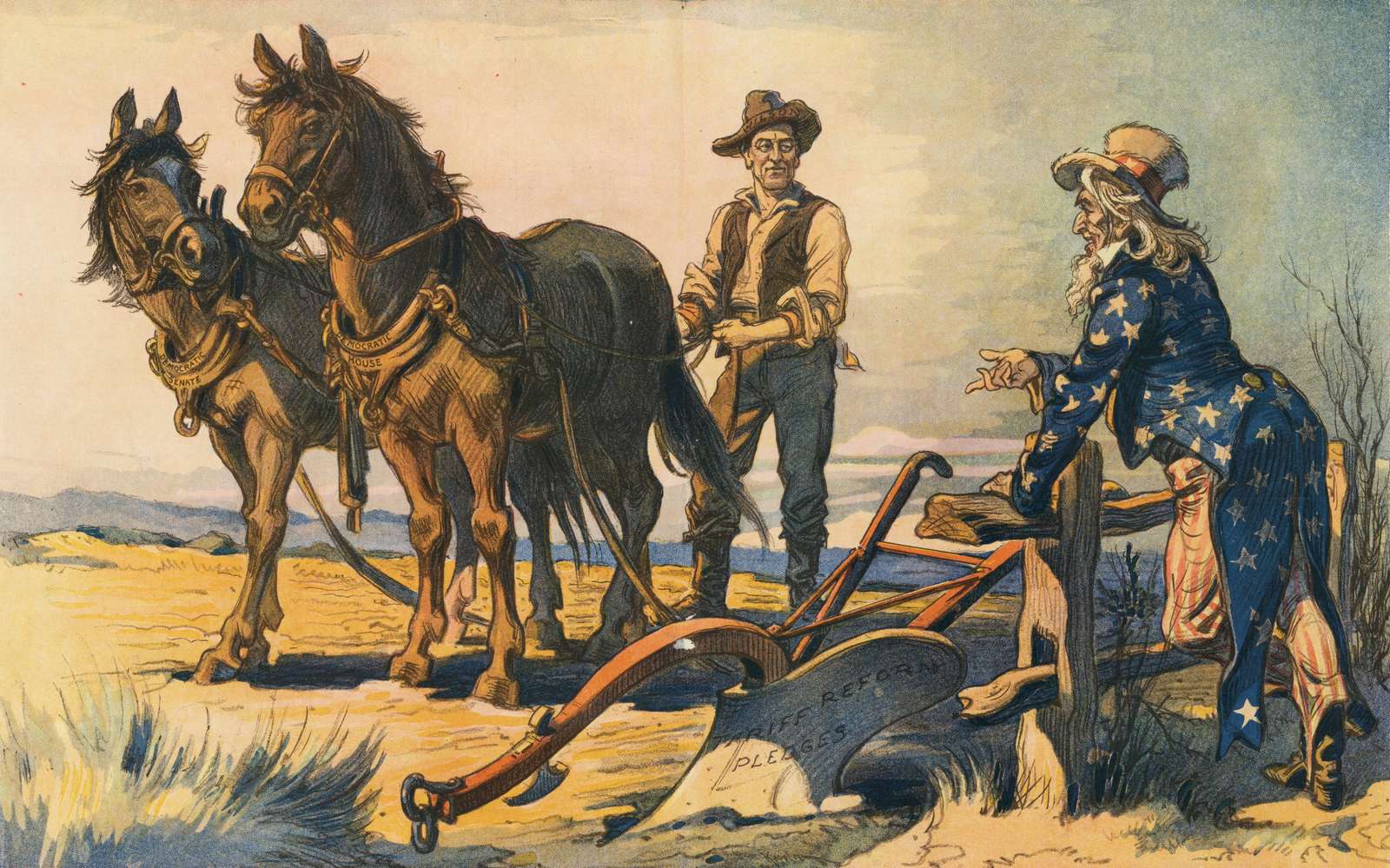 La ferme de l'oncle Sam puzzle en ligne