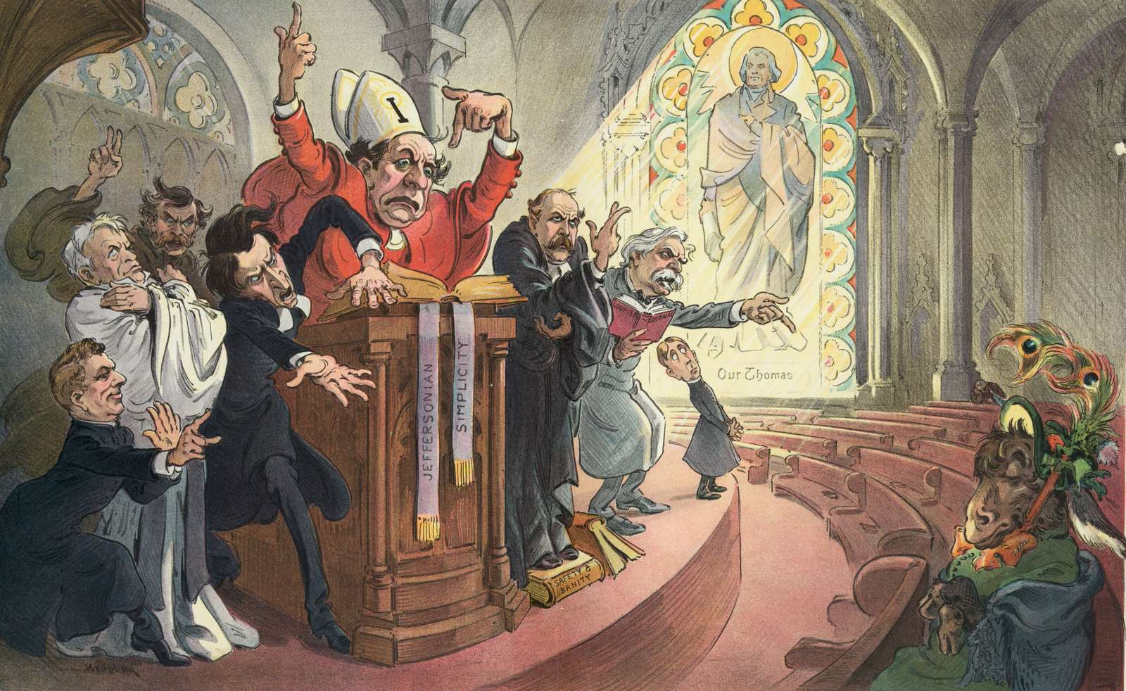 Marionnettistes rivaux puzzle en ligne