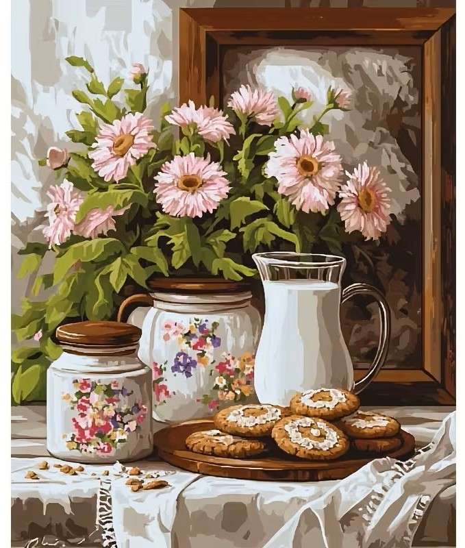 quick breakfast with milk jigsaw puzzle online