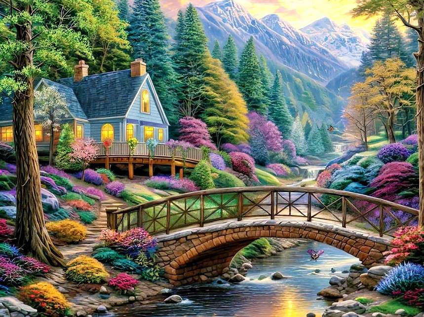 Ponte Primavera quebra-cabeças online