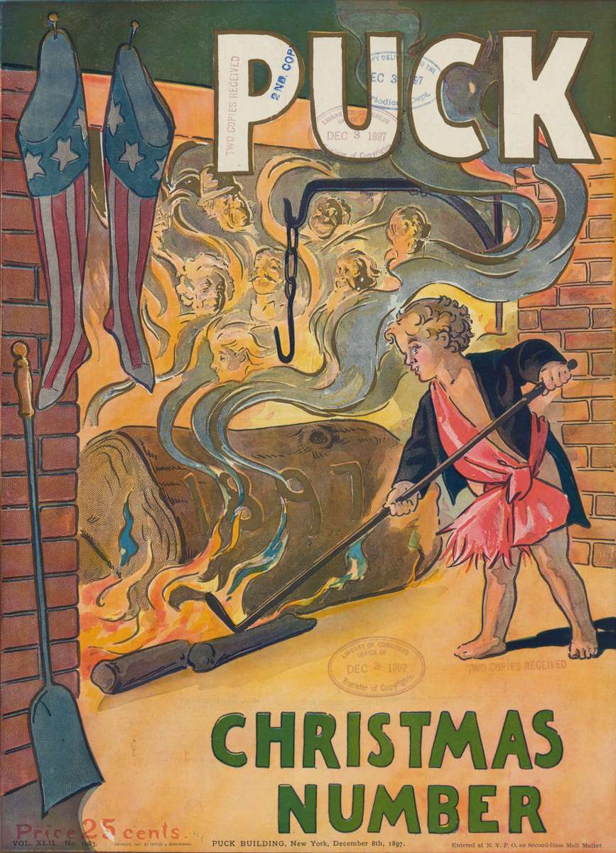 Anonymus - Puck - Christmas 1897 jigsaw puzzle online