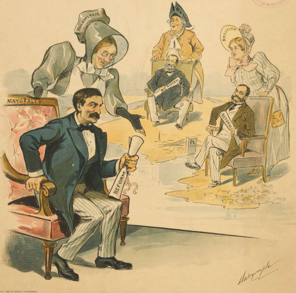 Dalrymple L - Puck - 1895-02-13 online puzzle