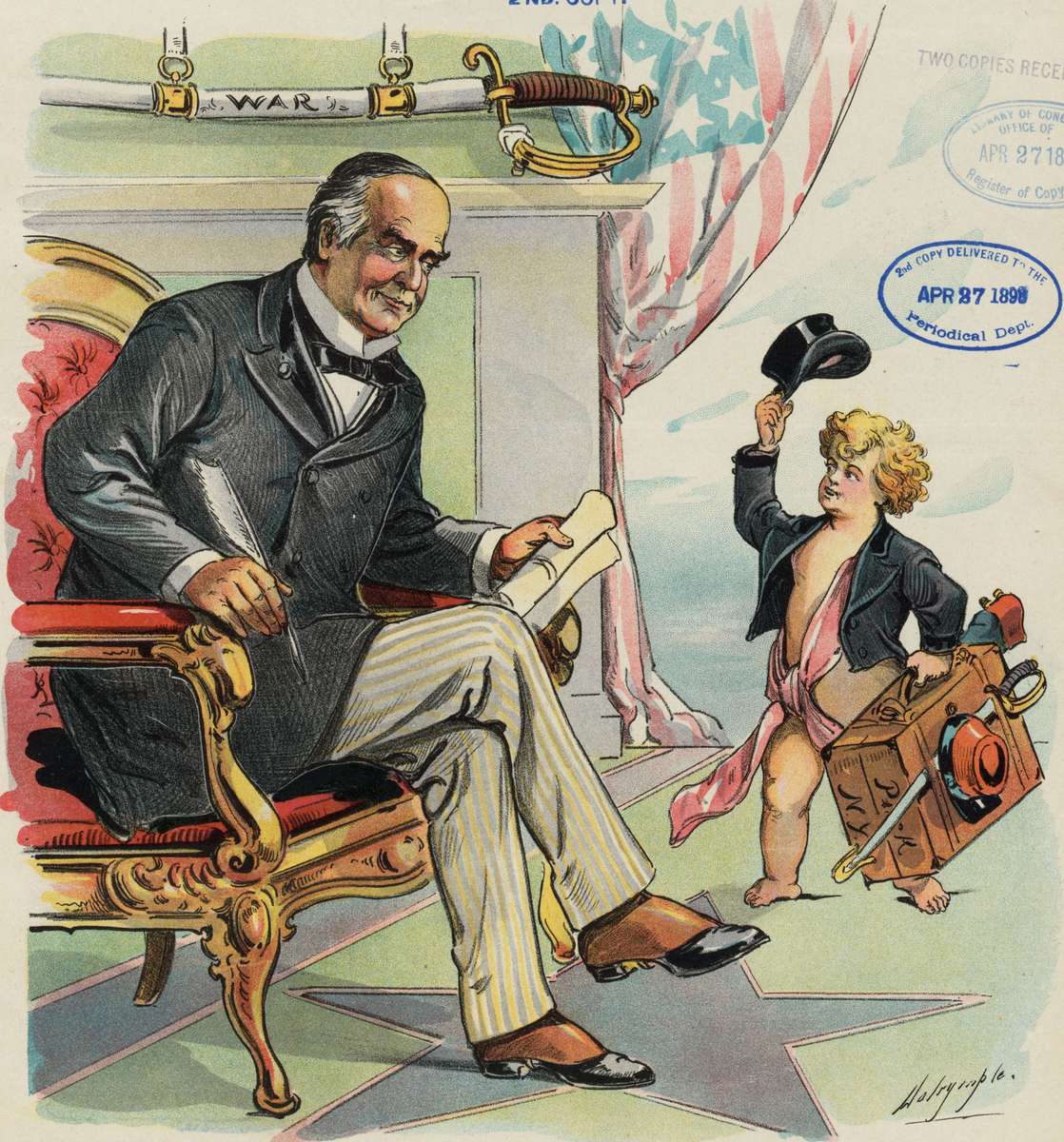 Dalrymple L - Puck - 1898-05-04 online puzzle