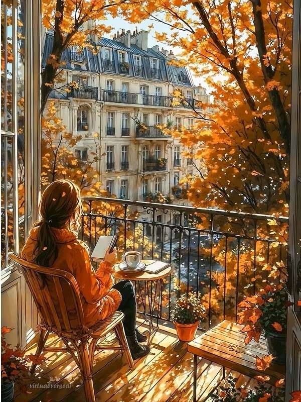 nice moments on the balcony jigsaw puzzle online