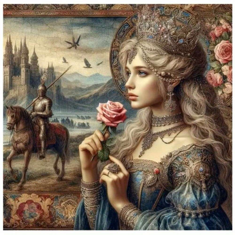 egy hölgy várja lovagját online puzzle