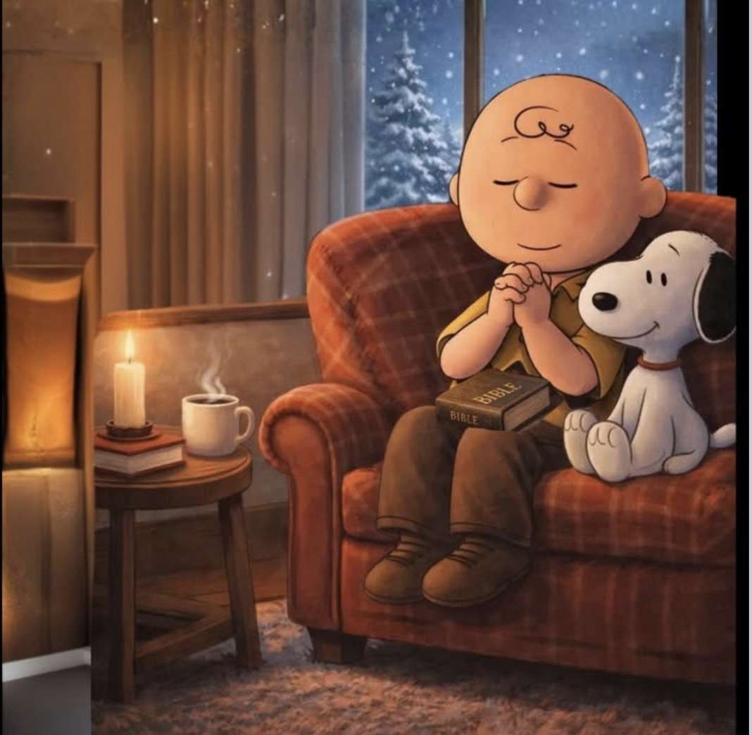Chuck és Snoopy időt szakít az imádkozásra… kirakós online