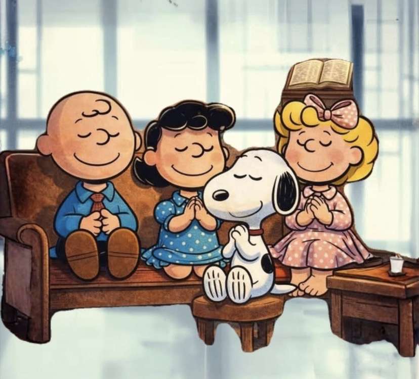 I bambini di Schulz parlano con Dio ogni giorno. puzzle online