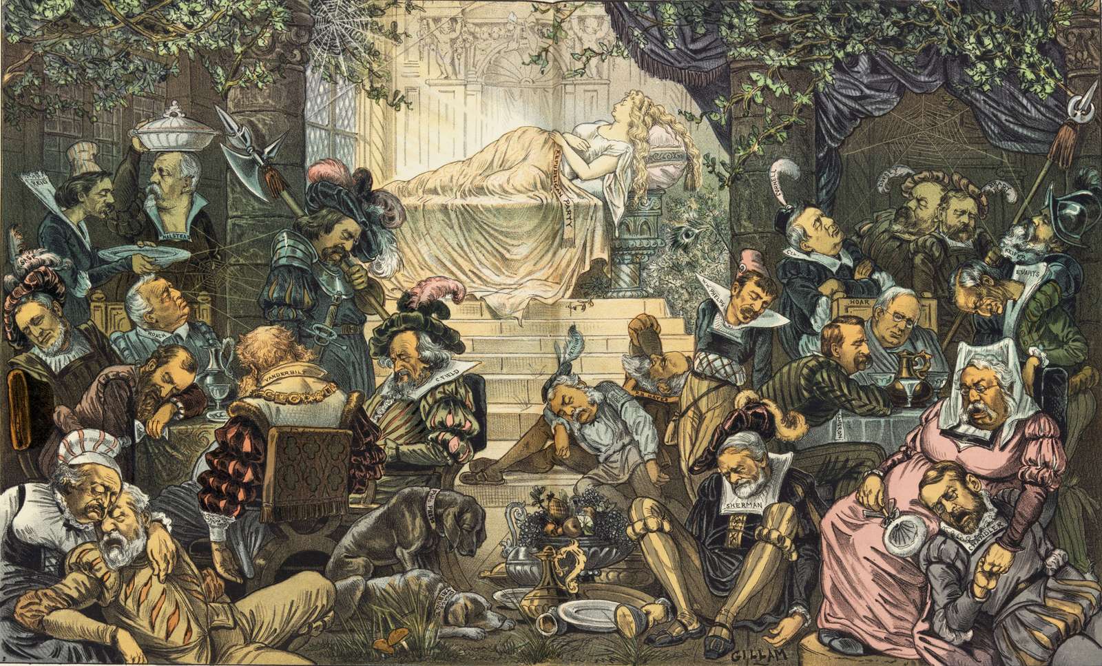 The sleeping party online puzzle