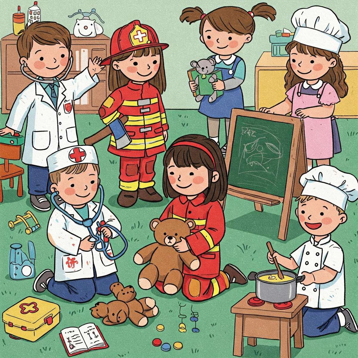 Mestieri di classe preg puzzle online