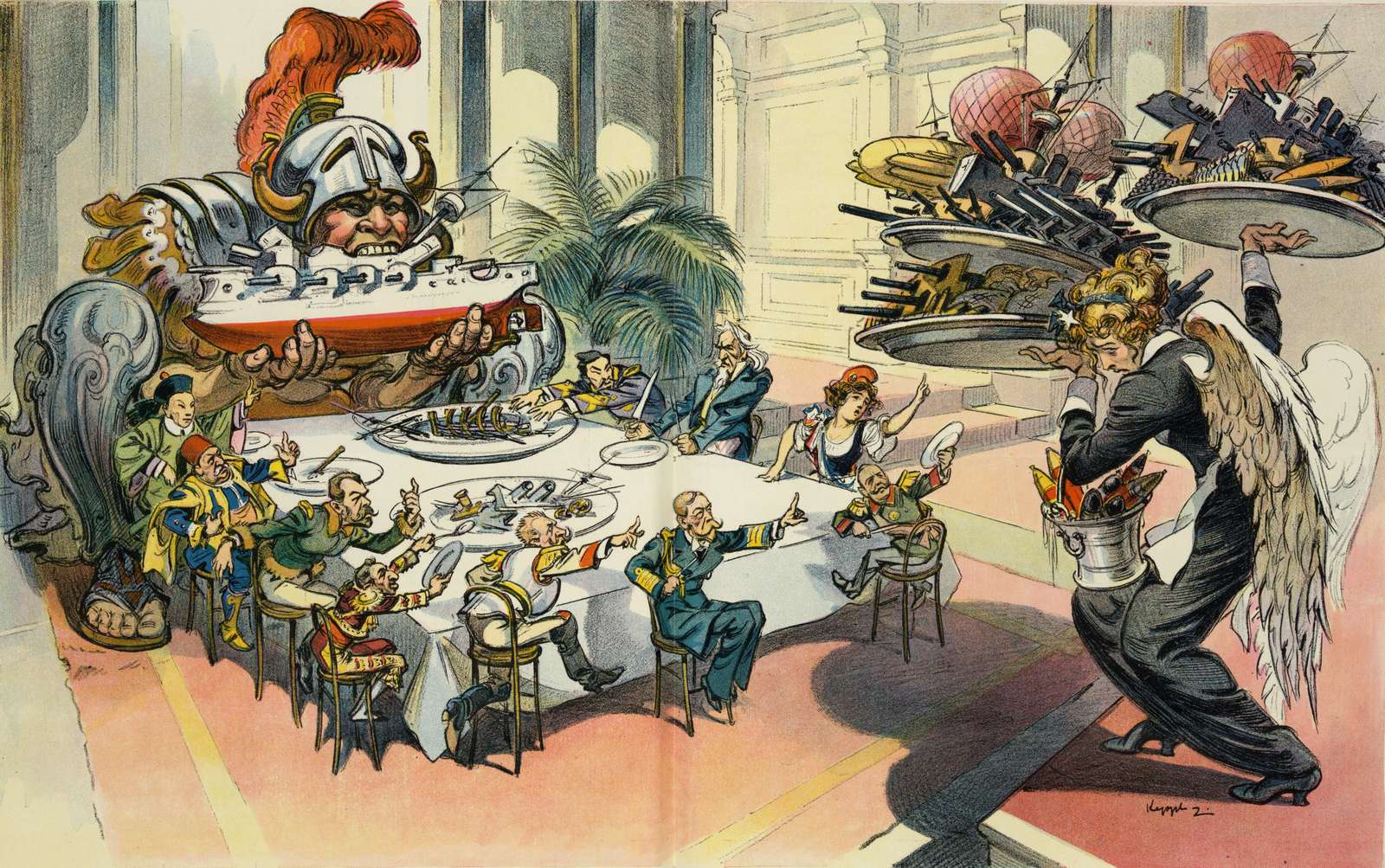 There is always food in the Dreadnoughts jigsaw puzzle online