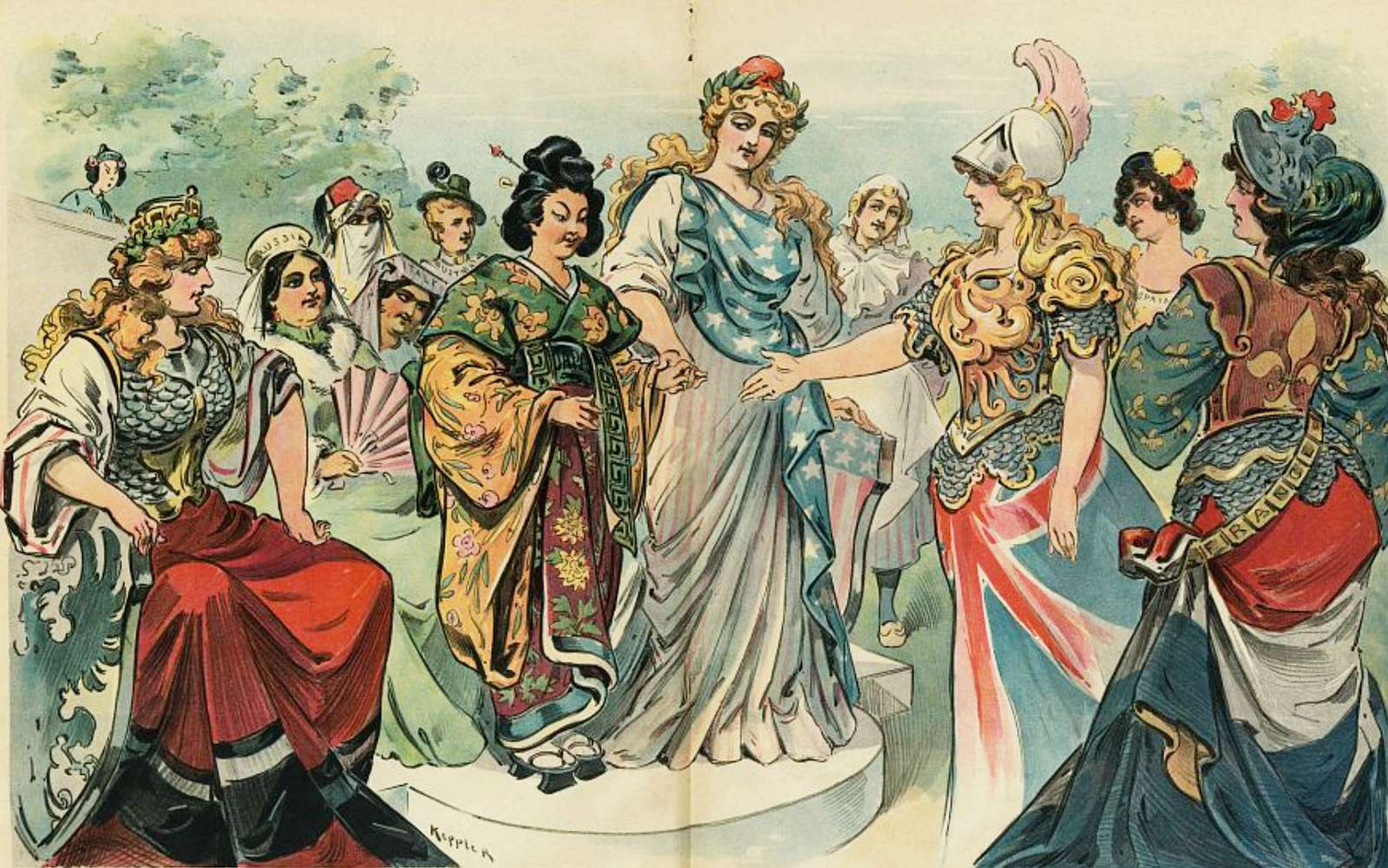 The debut of the Japanese women online puzzle