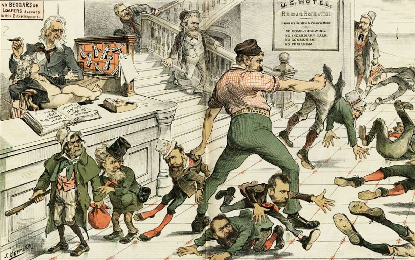 Keppler J - Bouncer urgently wanted online puzzle