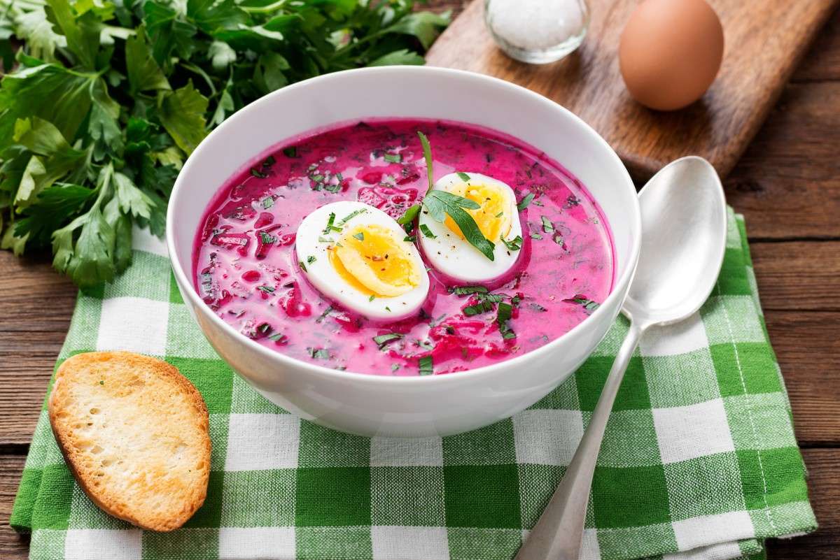 Traditional cold soup jigsaw puzzle online