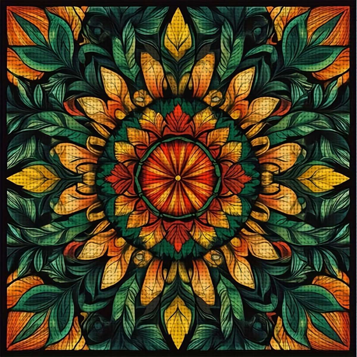 Mandala colorida puzzle online