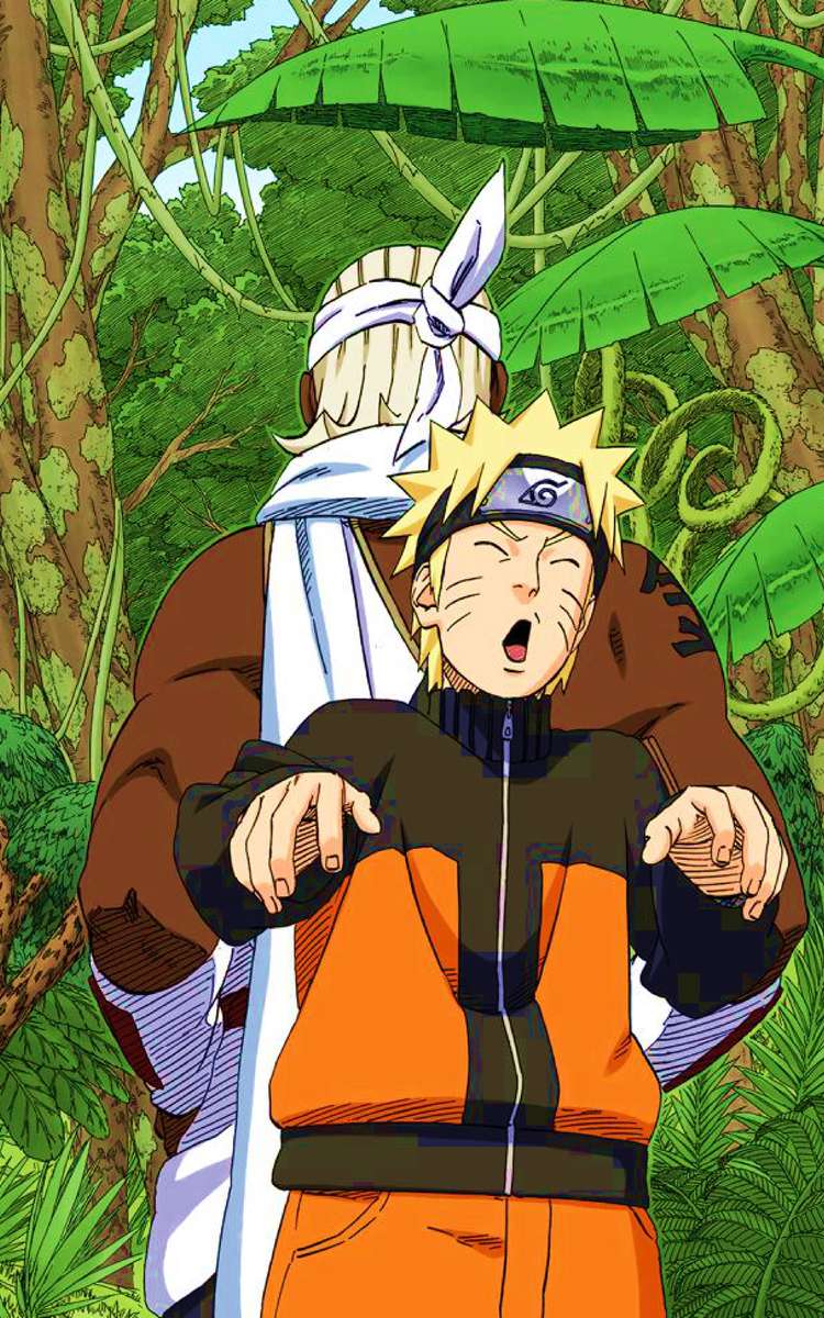 Naruto és Killer B online puzzle