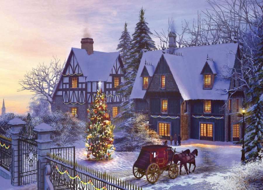 Inverno in città. puzzle online