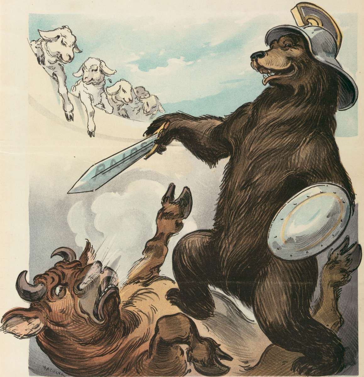 Der Bär triumphiert in der Arena Online-Puzzle