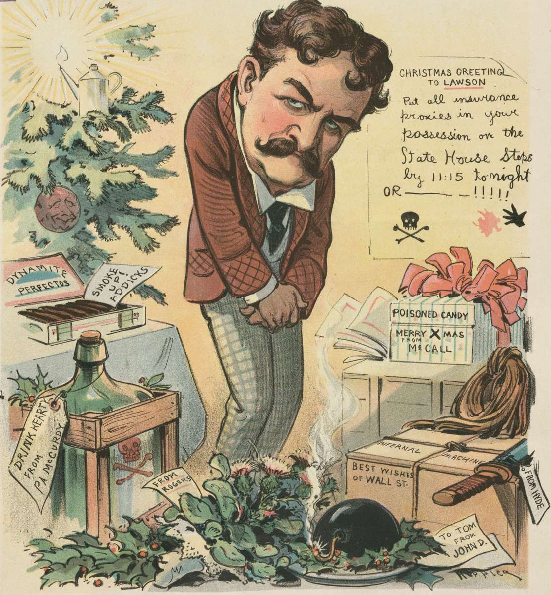 Merry Christmas in Boston jigsaw puzzle online