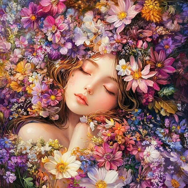 tudo em flores puzzle online