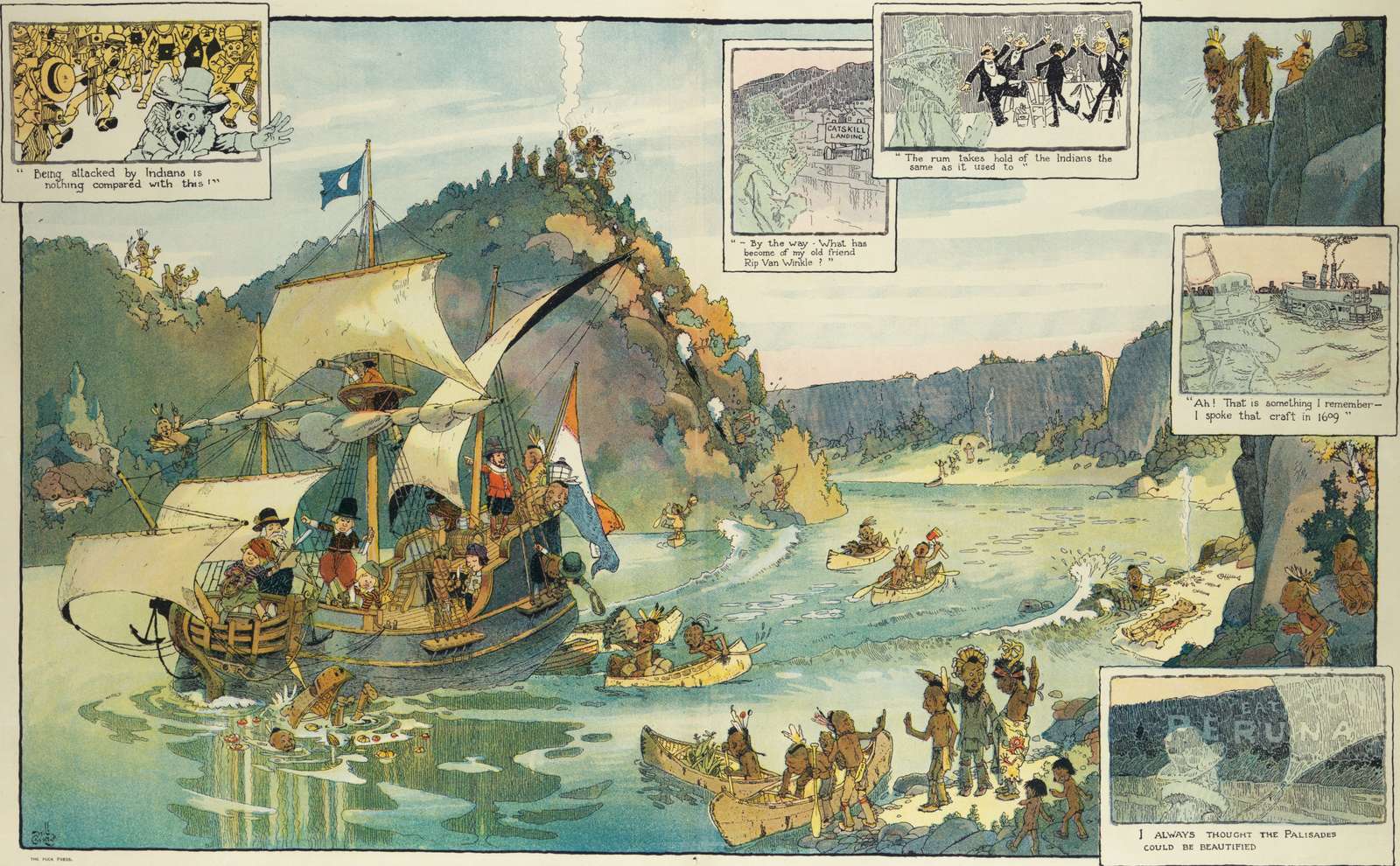 Den Hudson beschiffen Puzzlespiel online