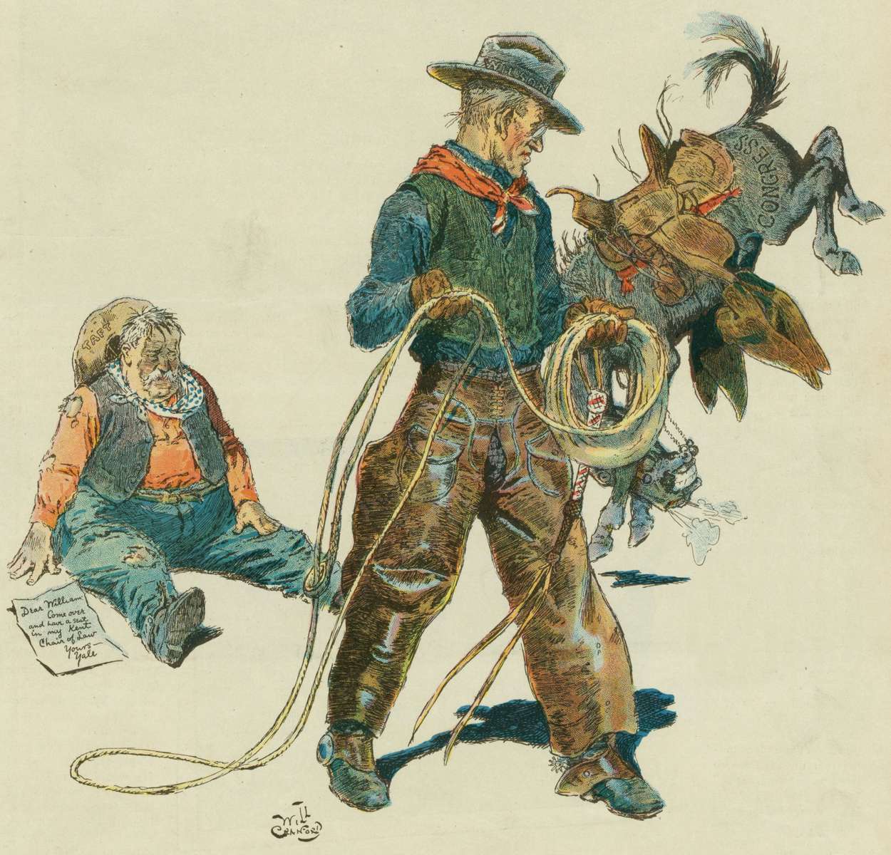 Auf der politischen Ranch Puzzlespiel online