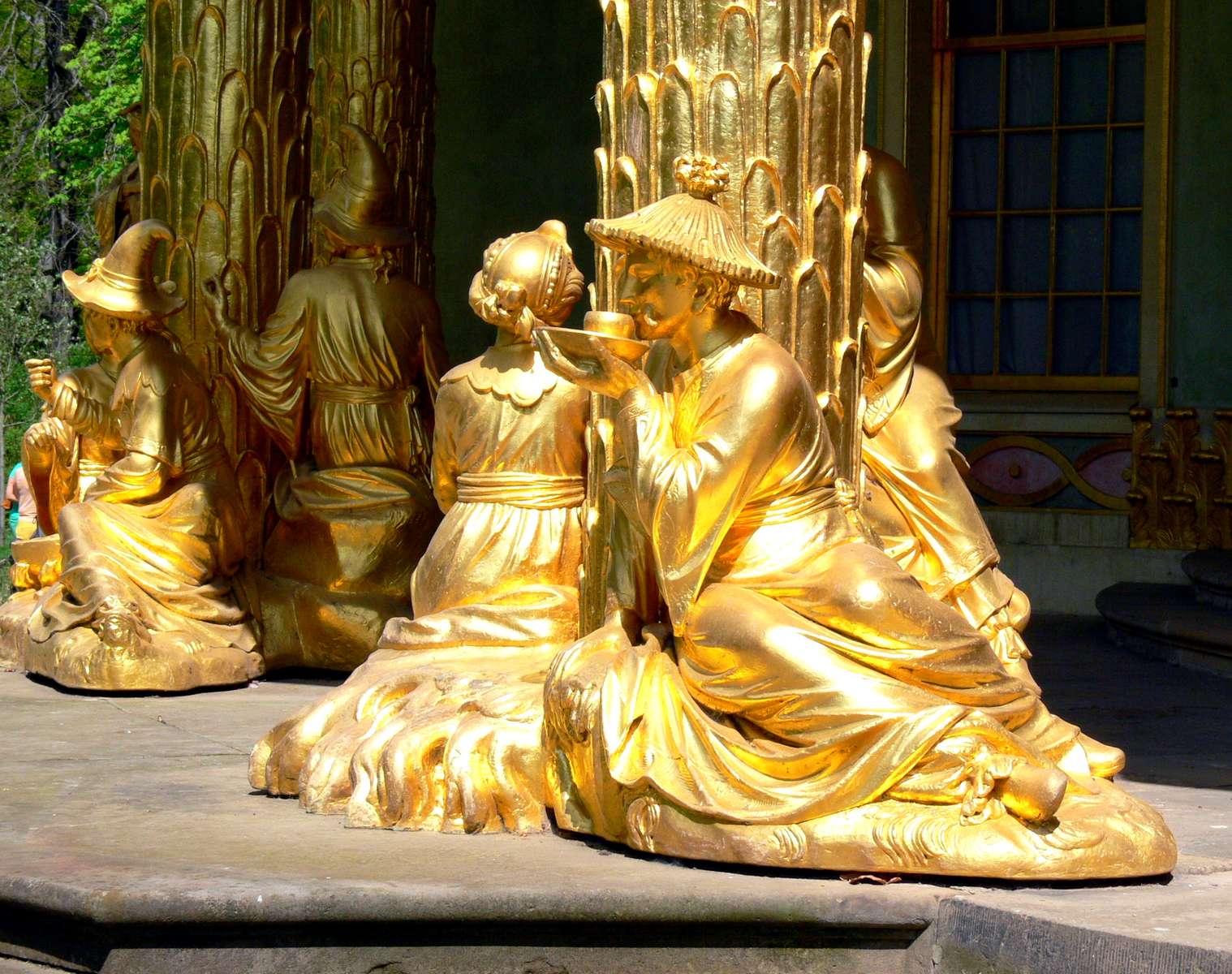 Vergoldete Figuren Online-Puzzle