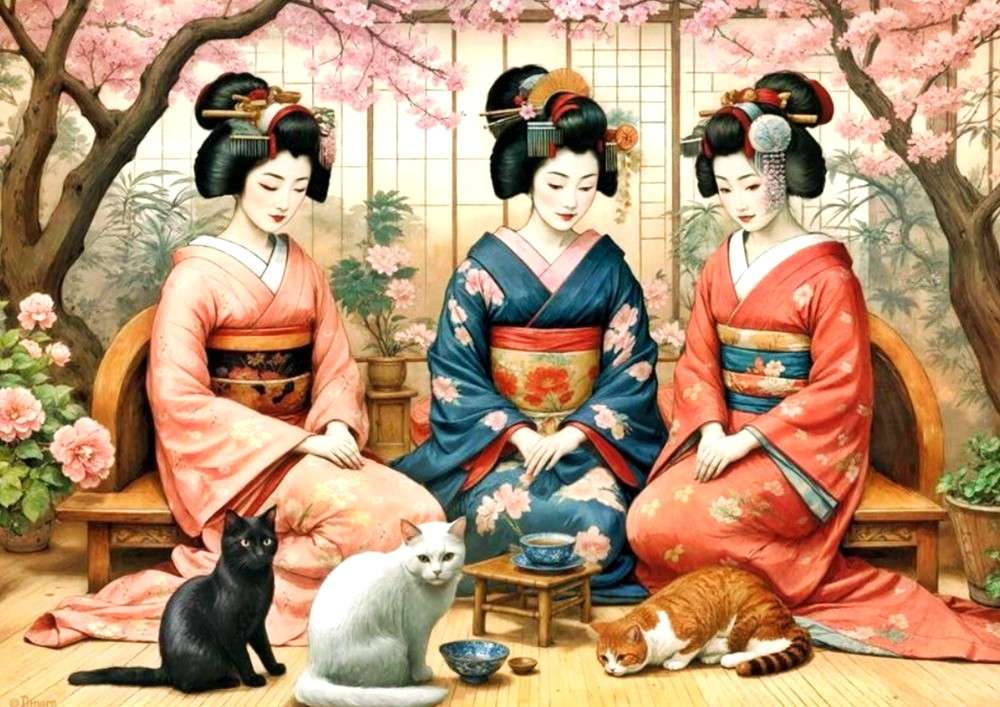 Ceai de primăvară puzzle online