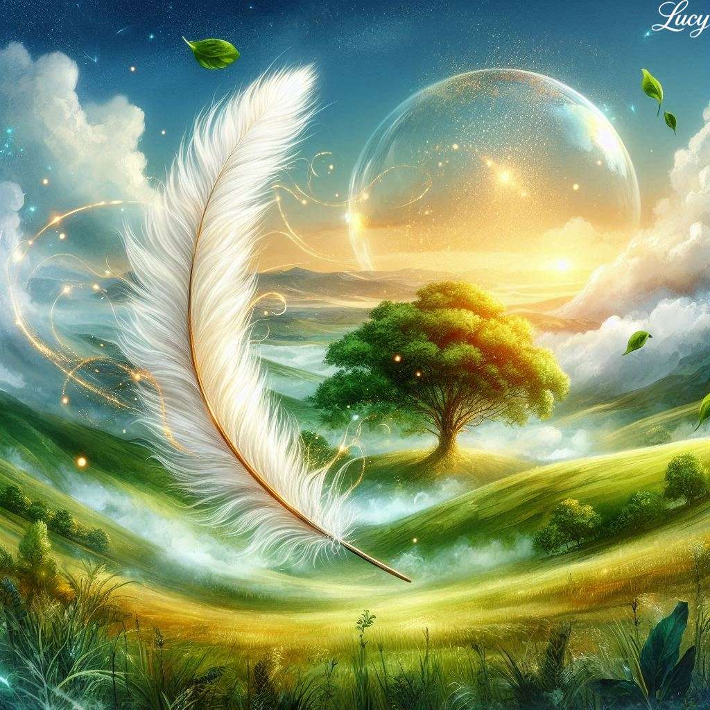 The composition blends fantasy and nature online puzzle