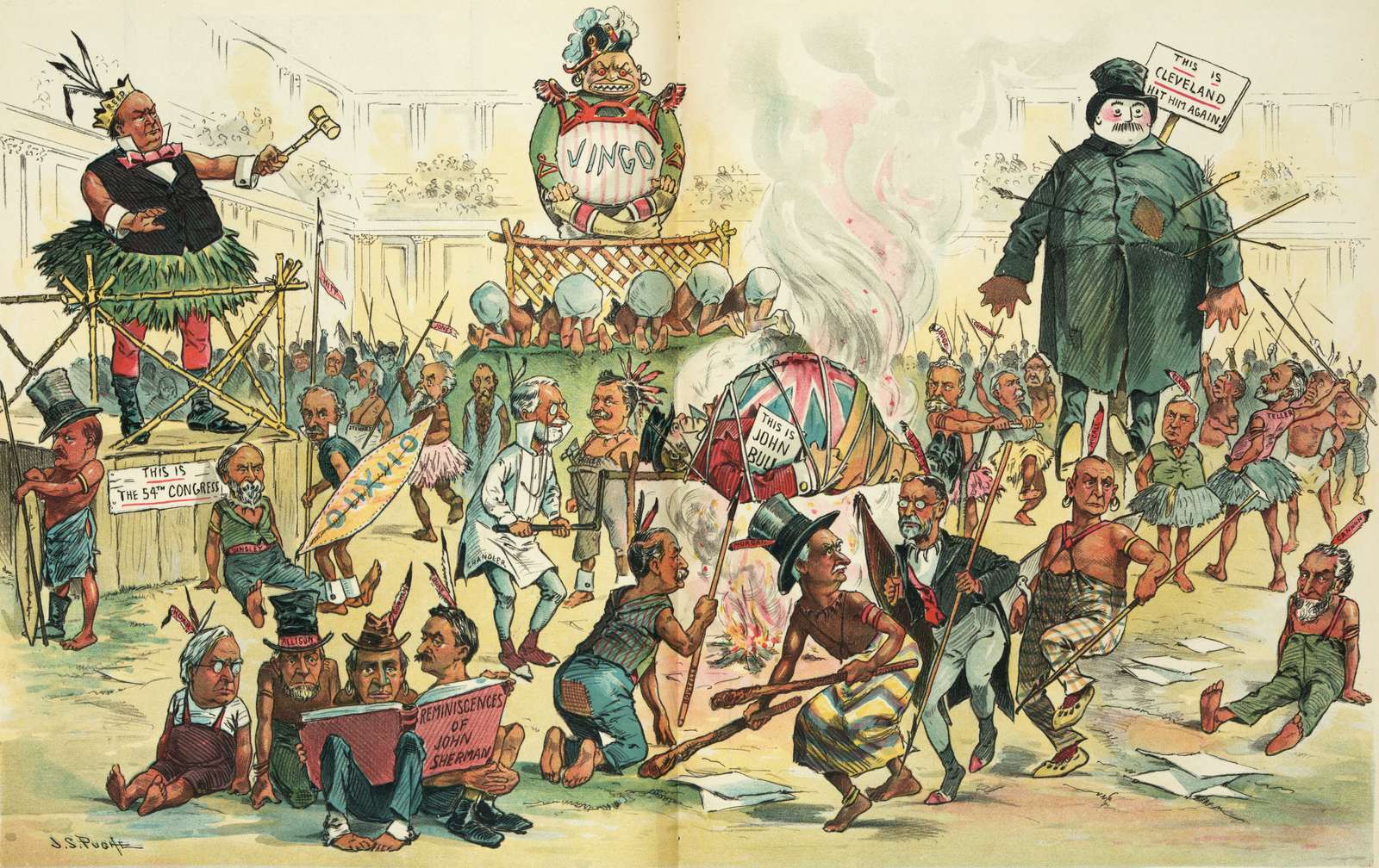 Pleasant memories of the 54th Congress jigsaw puzzle online