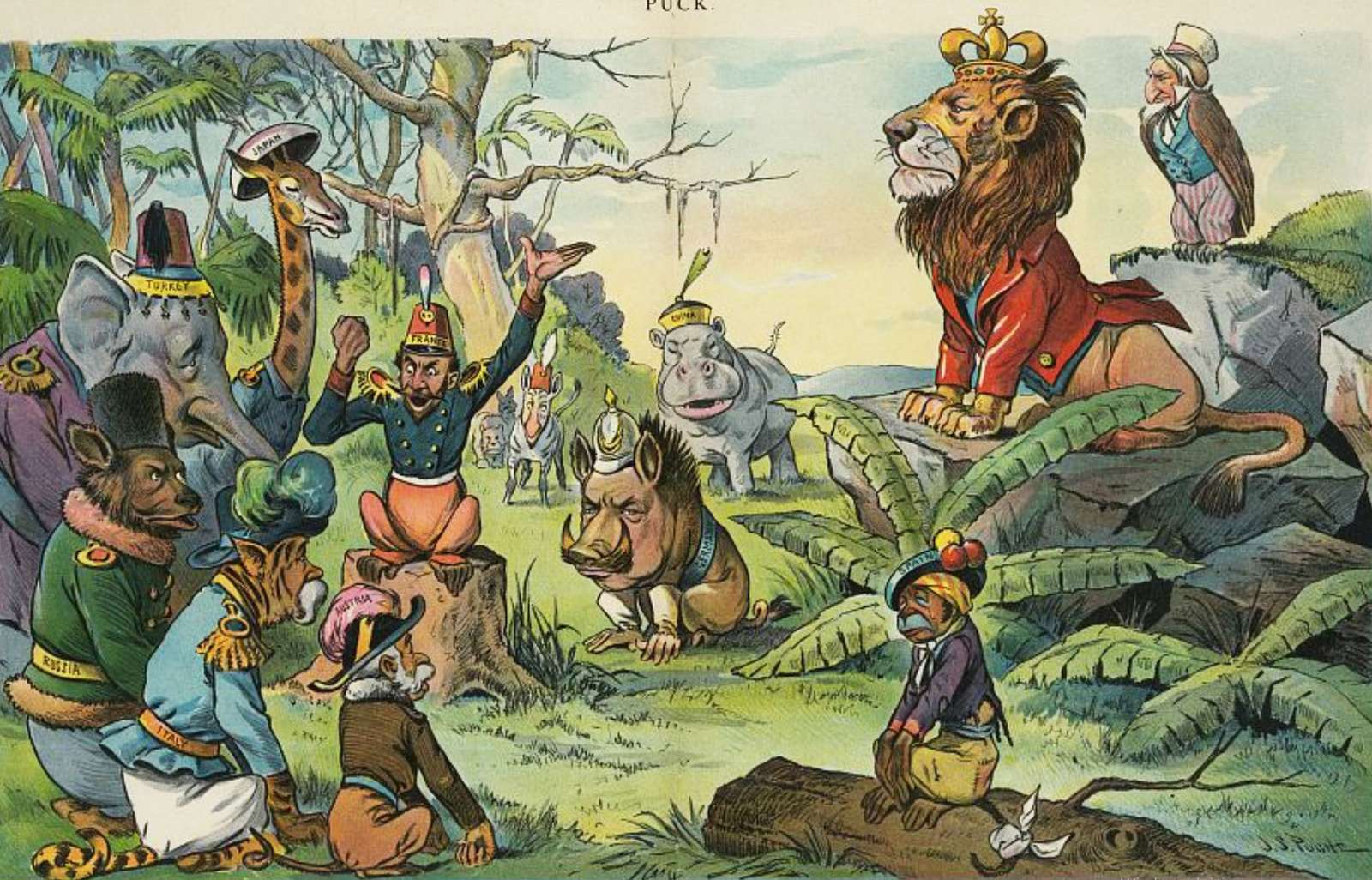 The threatened jungle revolt jigsaw puzzle online