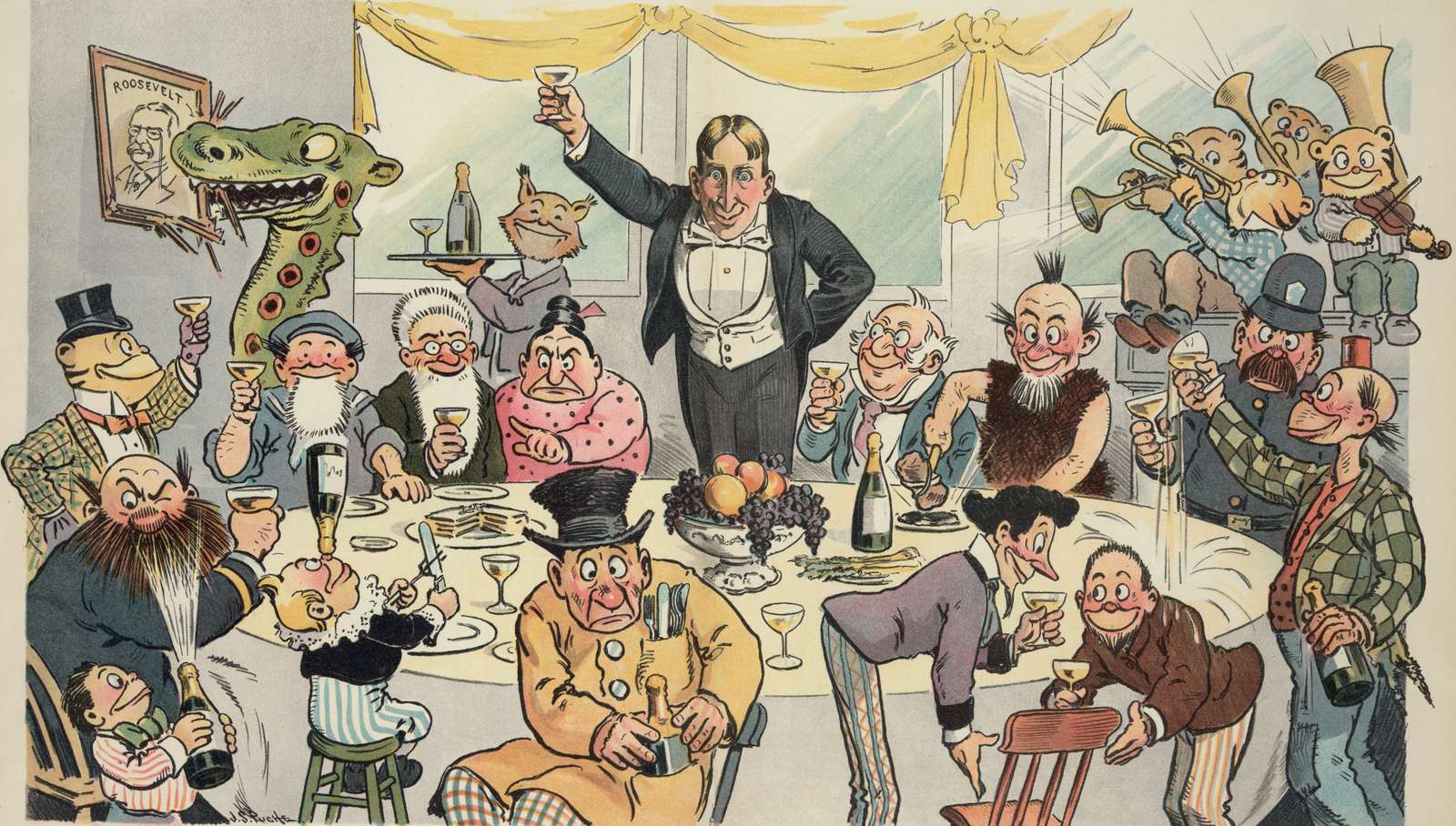 Kolacja inauguracyjna puzzle online