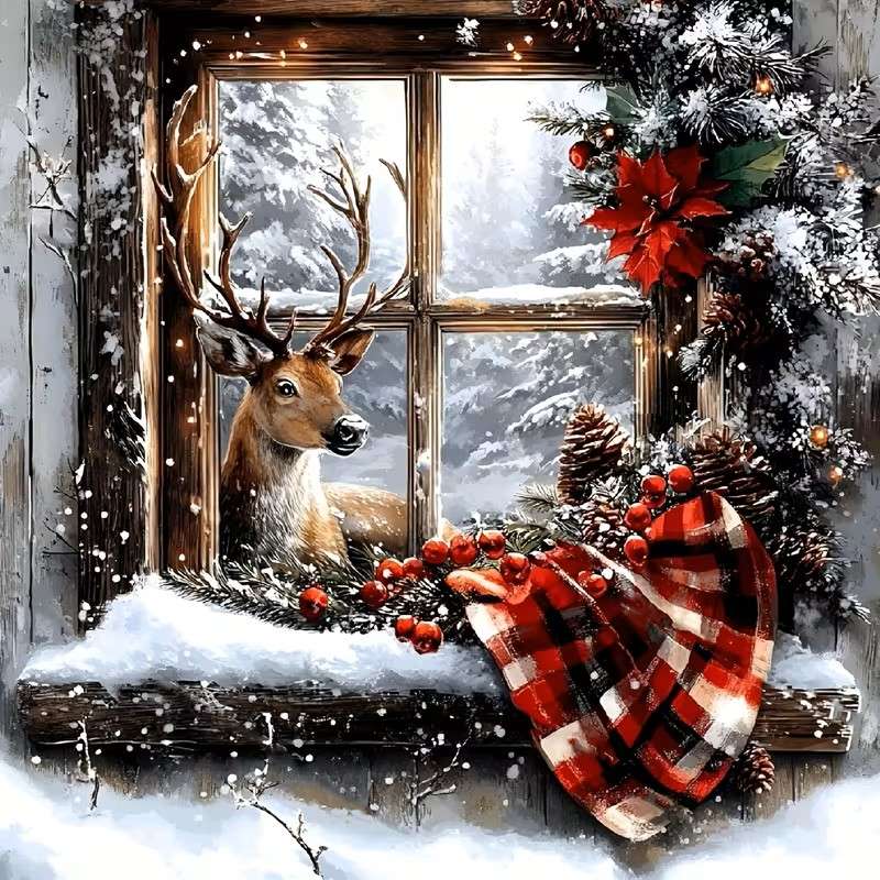 cervo curioso puzzle online