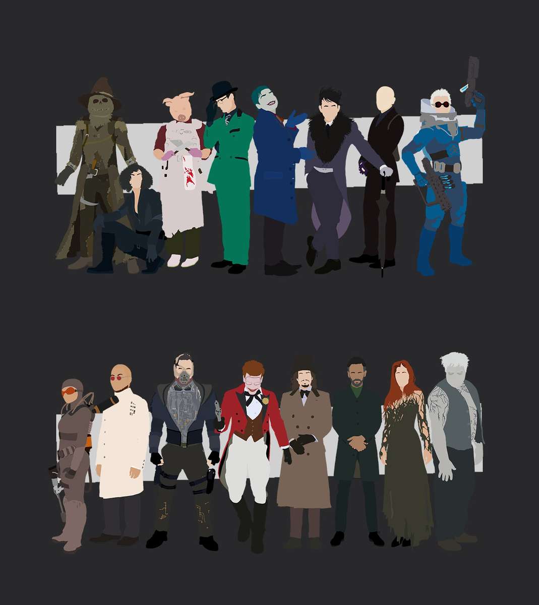 Gotham-schurken legpuzzel online