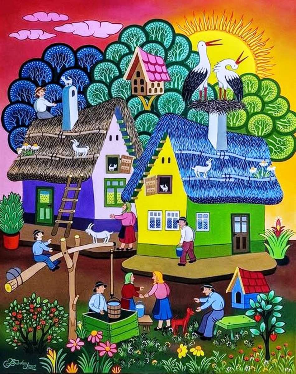 Plattelandswerkers puzzle online