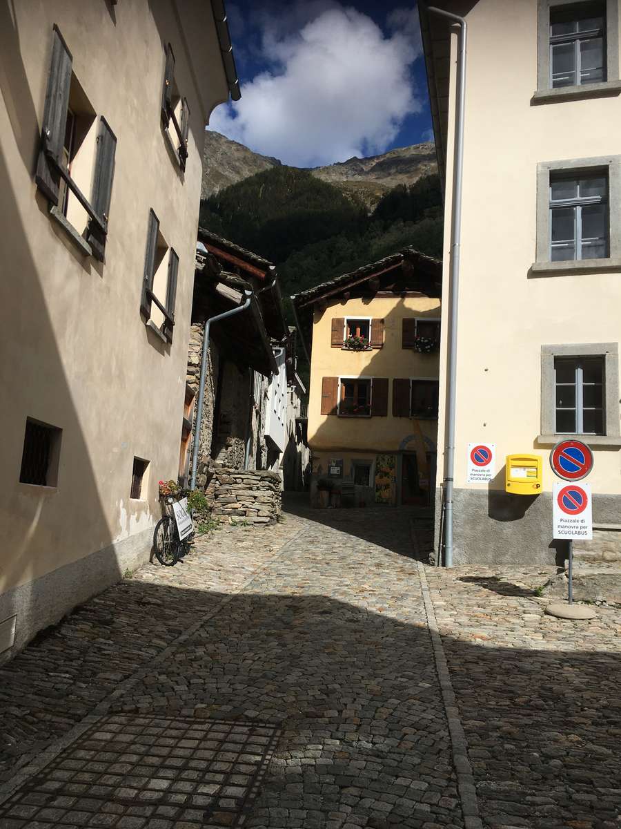Soglio in herfstbladeren online puzzel