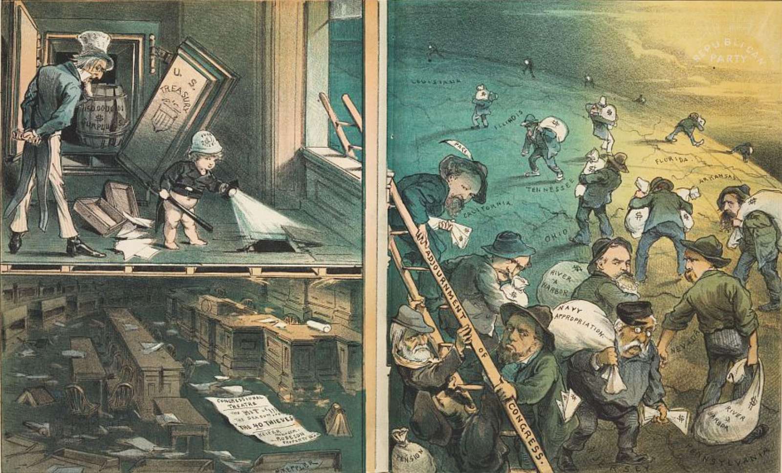 Inbrottstjuvarna pussel på nätet