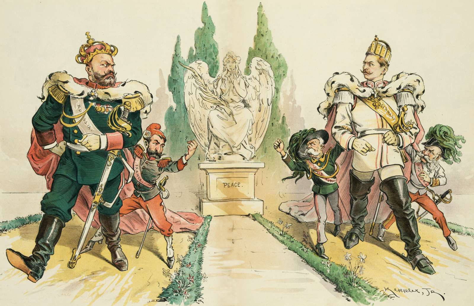 Europeisk fred är garanterad pussel på nätet