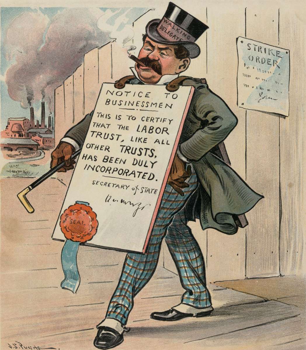 Hinweis auf organisierte Arbeit Online-Puzzle