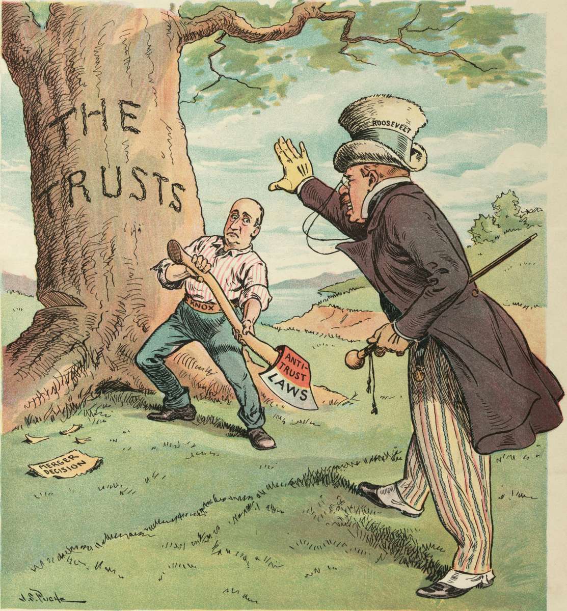 Całkowicie omiń drzewo, drwal puzzle online