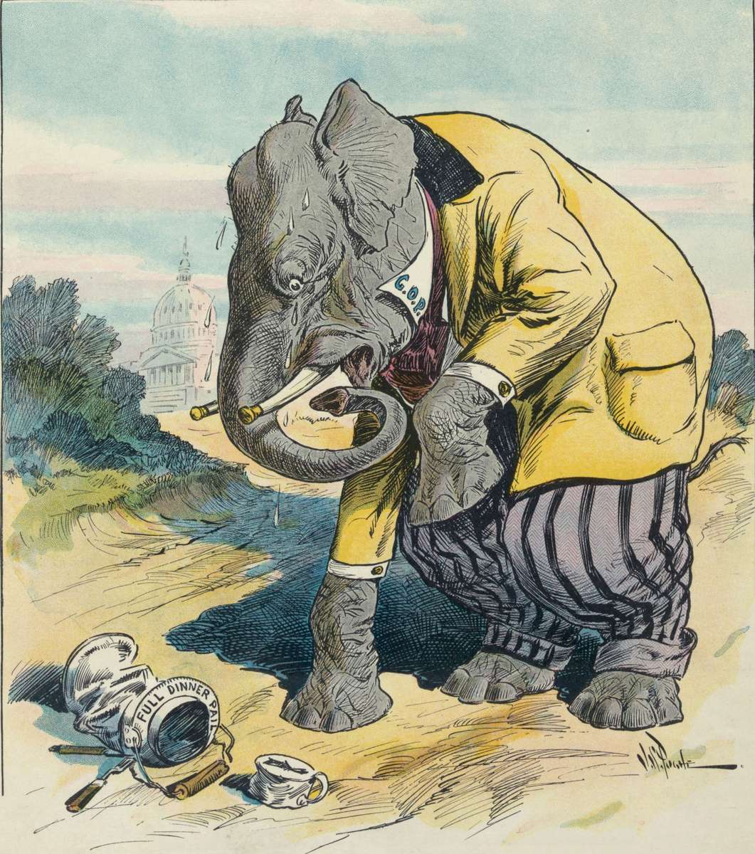 Niezdarny słoń puzzle online