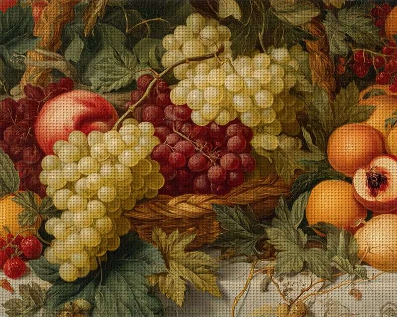 nice fruits in a basket jigsaw puzzle online