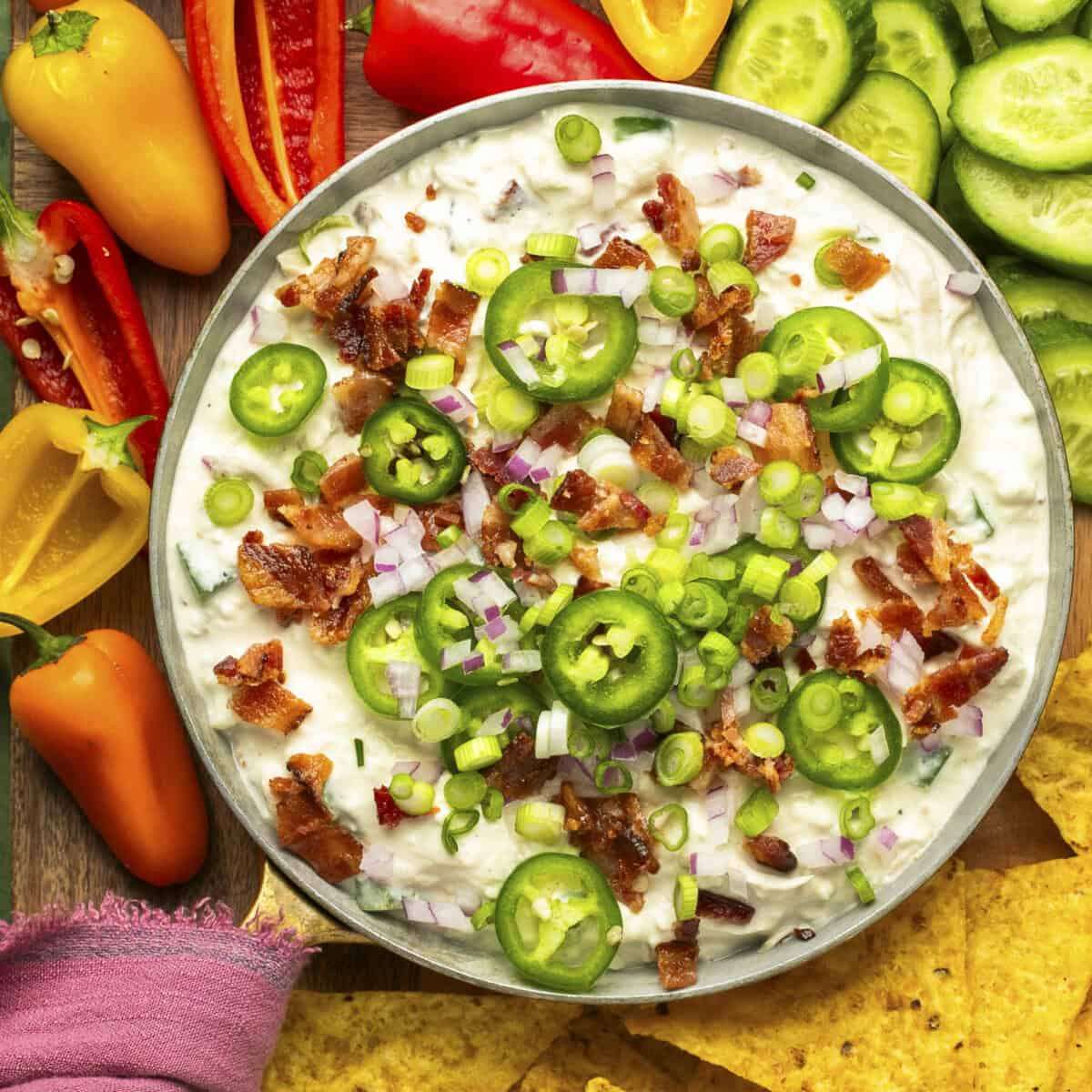 Bacon Jalapeno Popper Dip online puzzle